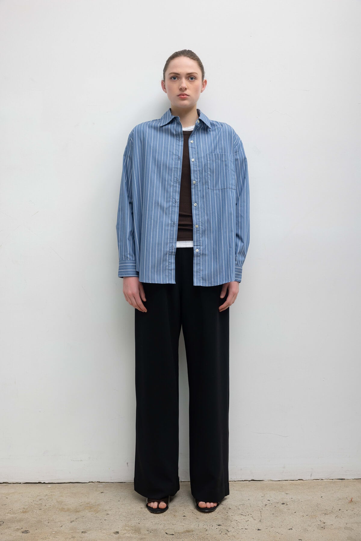 Yoshi Stripe Classic Oversized Button Down