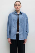 Yoshi Stripe Classic Oversized Button Down