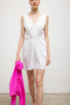 Pre-Order: Yoko Lace V Neck Mini