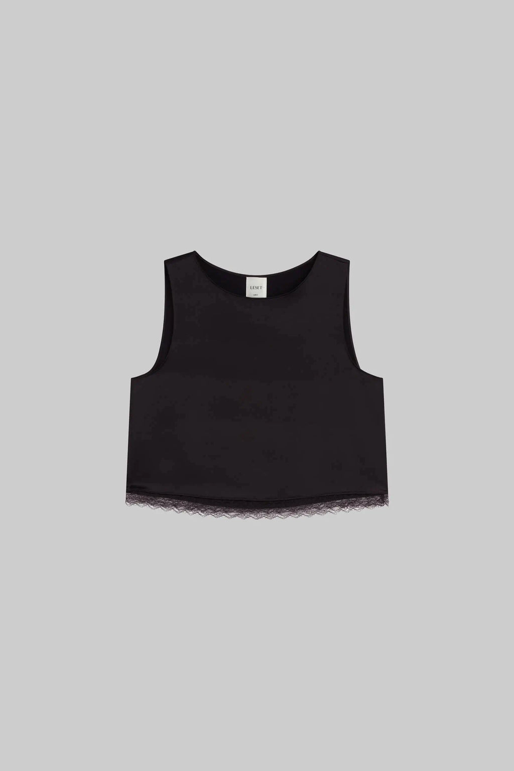 Pre-Order: Barb Lace Crop Sleeveless Crew