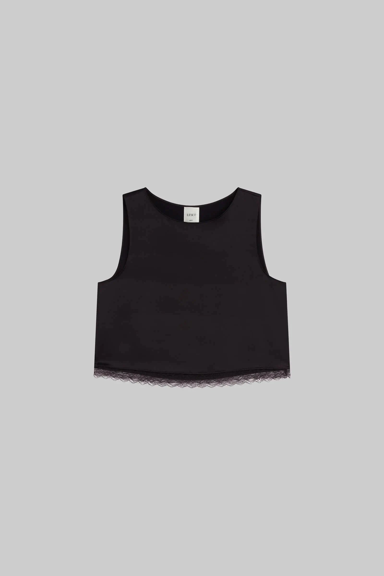 Pre-Order: Barb Lace Crop Sleeveless Crew