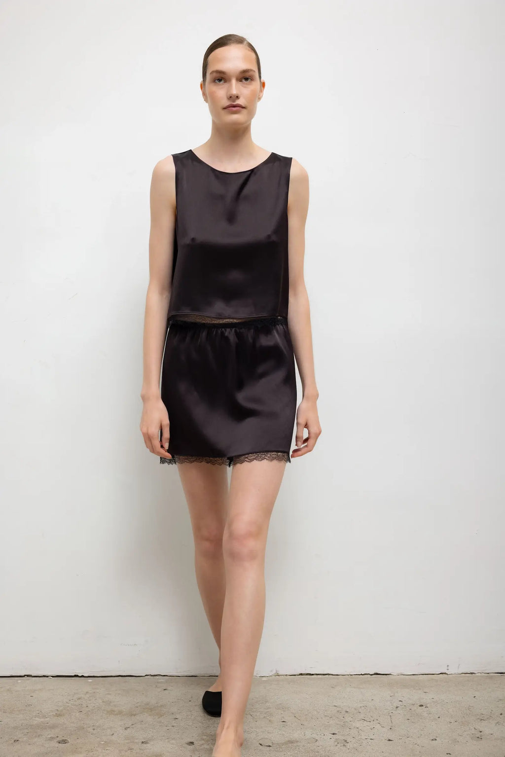 Barb Lace Mini Skirt
