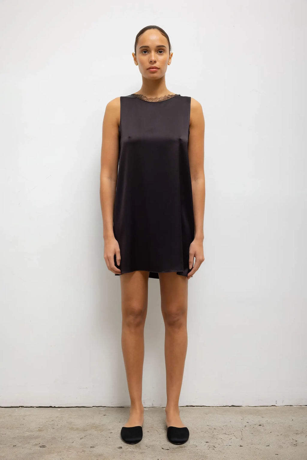 Barb Lace Sleeveless Mini Dress