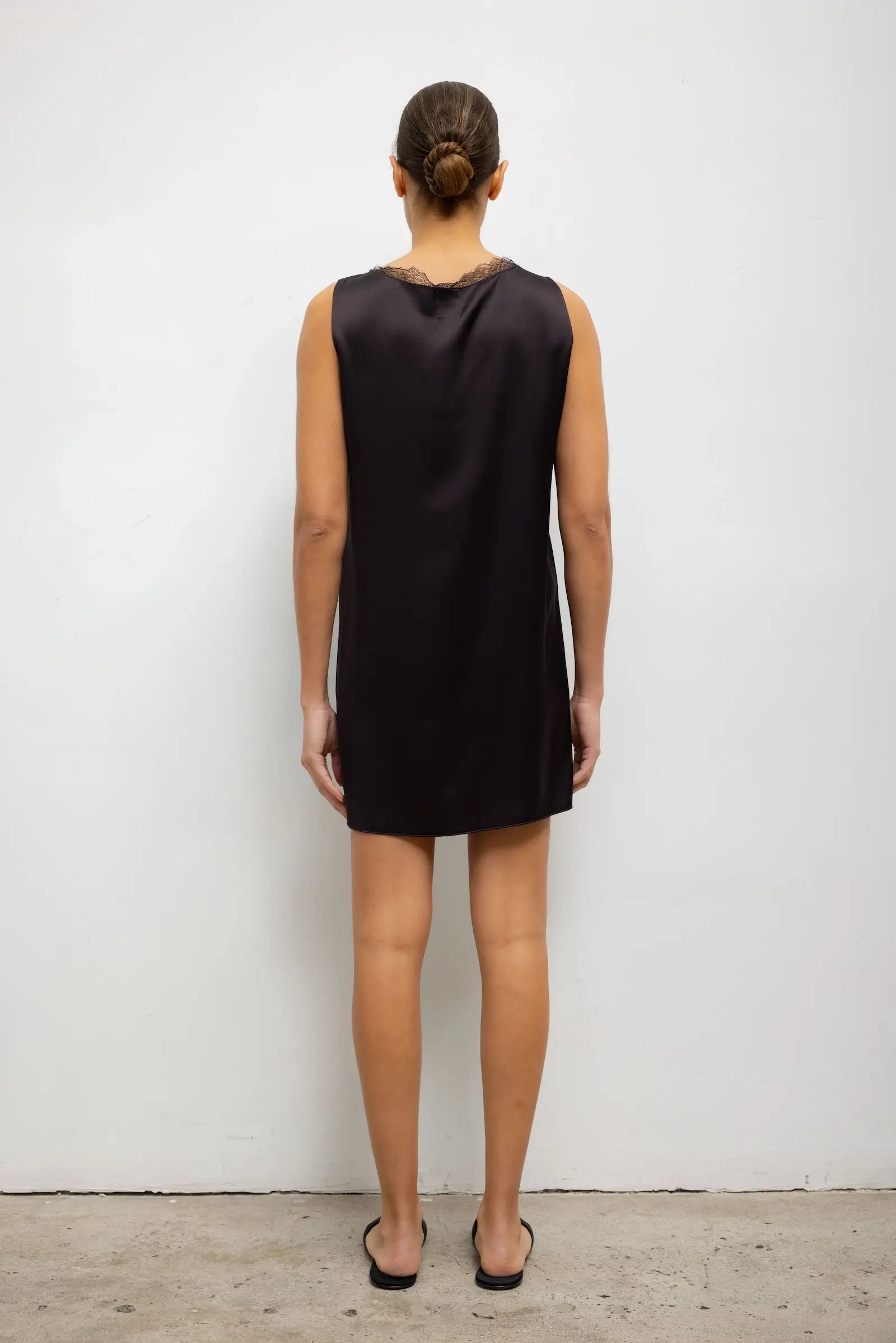 Barb Lace Sleeveless Mini Dress