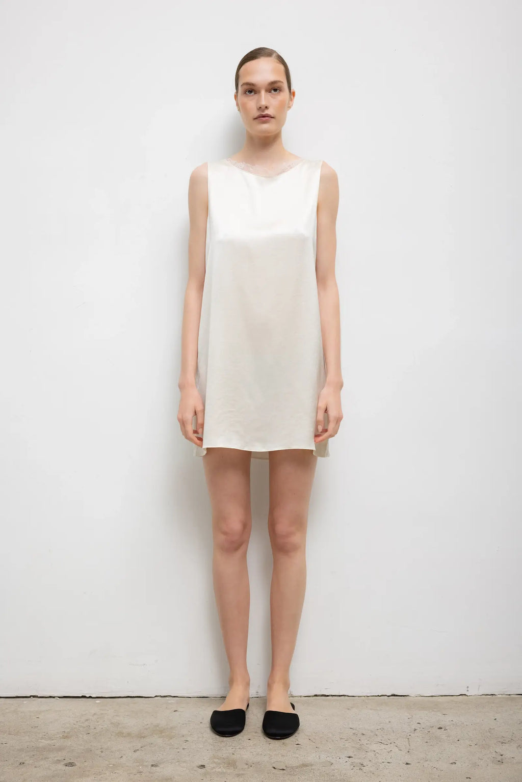 Barb Lace Sleeveless Mini Dress