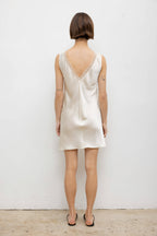 Barb Lace V Neck Mini Dress