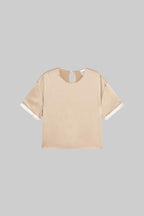 Barb Contrast Tee