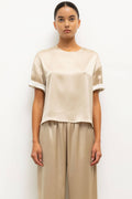 Barb Contrast Tee