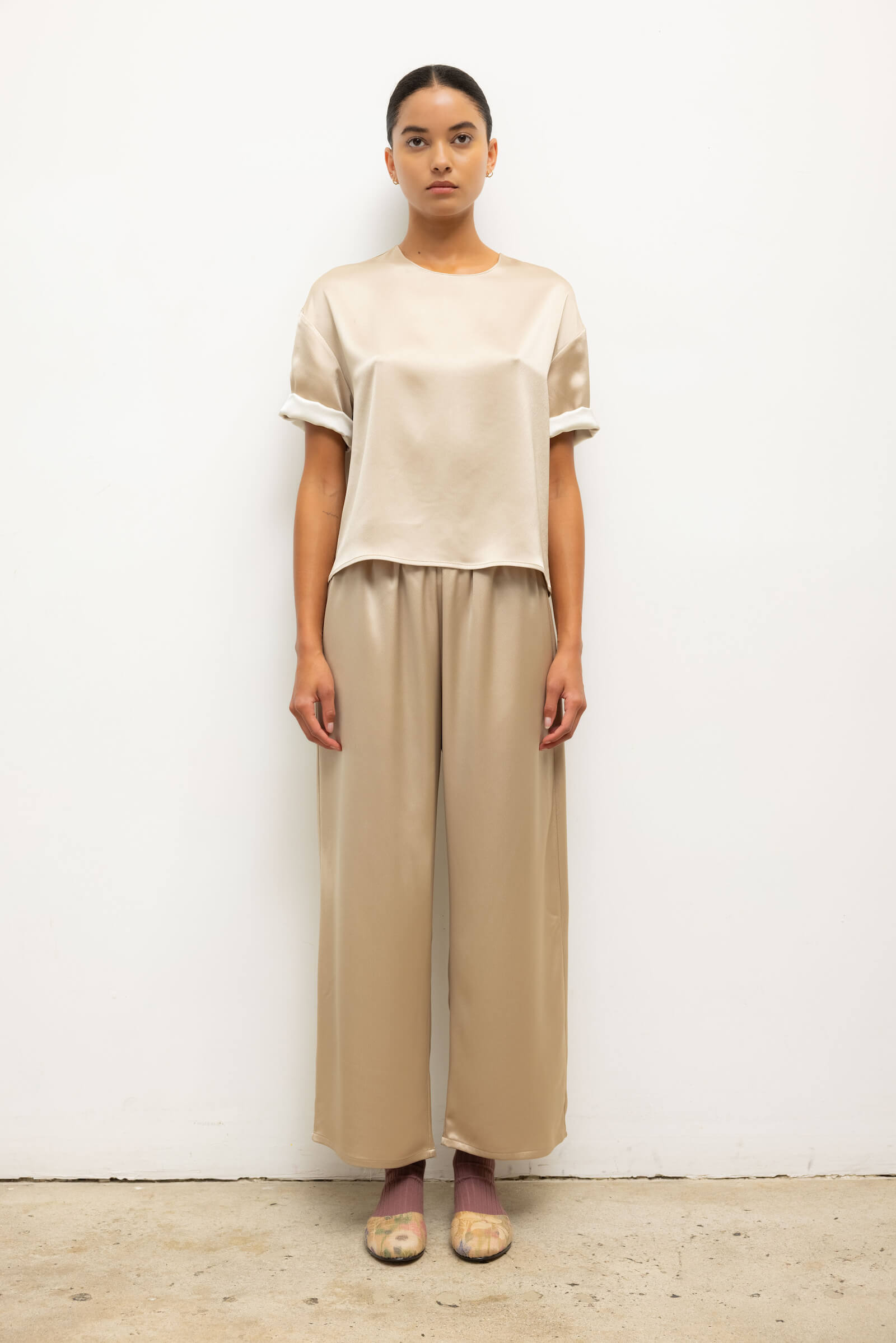 Barb Contrast Tee