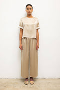 Barb Crop Drawstring Pant