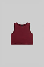 Barb Crop Sleeveless Crew