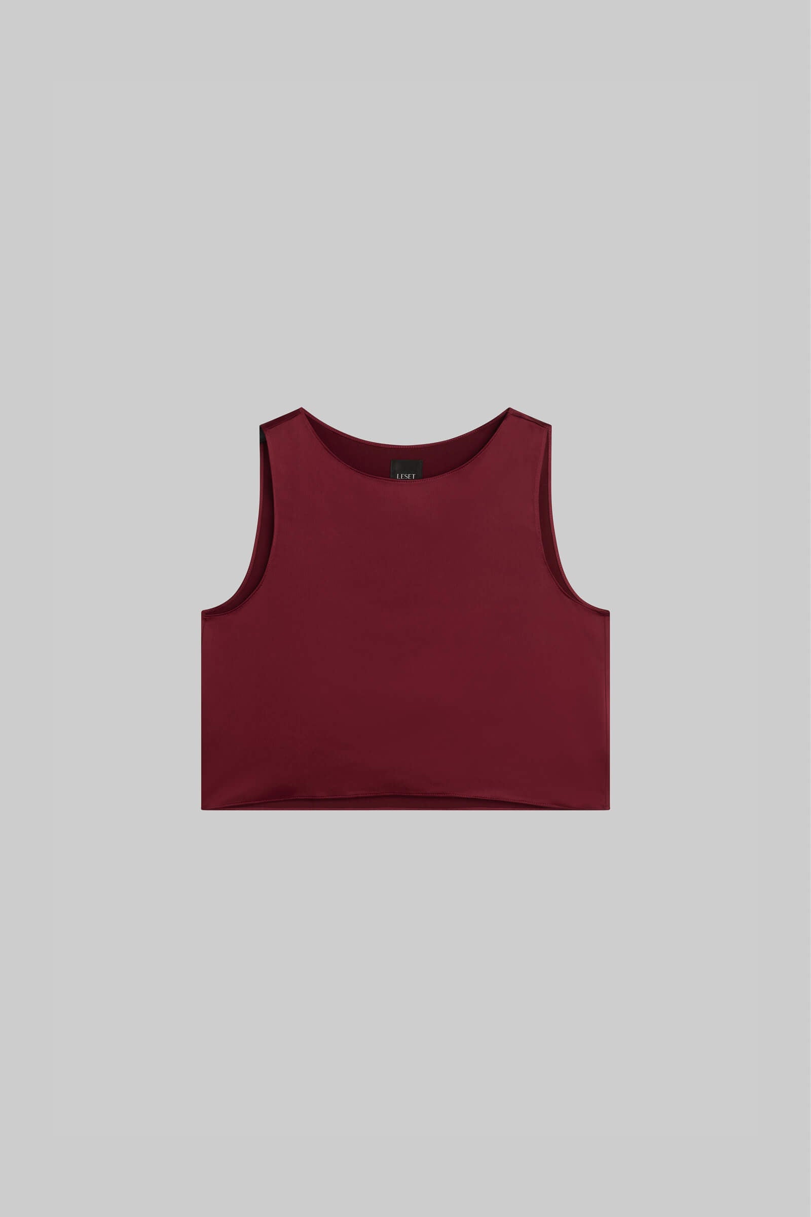 Barb Crop Sleeveless Crew