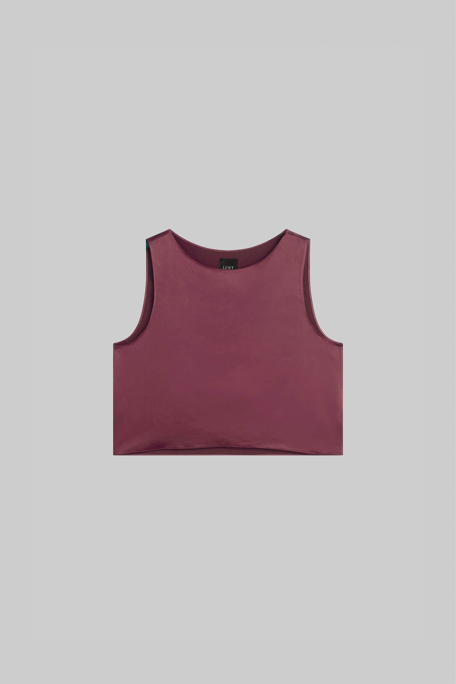 Barb Crop Sleeveless Crew