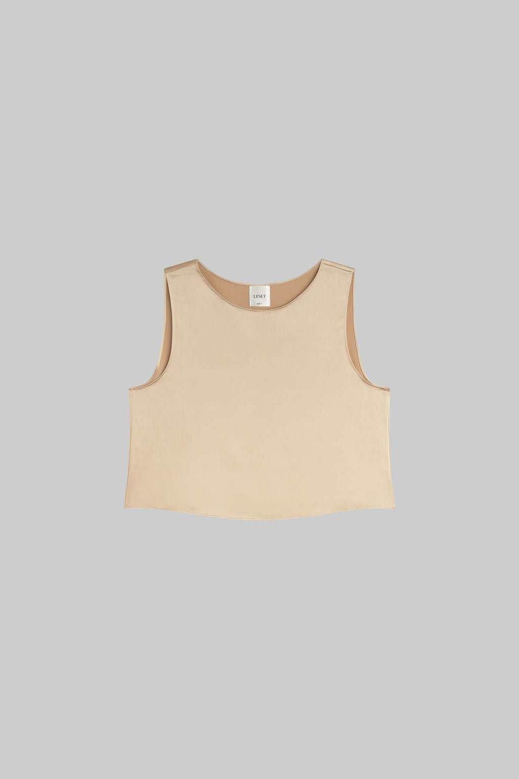 Barb Crop Sleeveless Crew