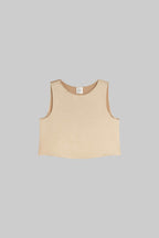 Barb Crop Sleeveless Crew