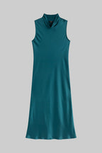 Barb Mock Neck Sleeveless Dress