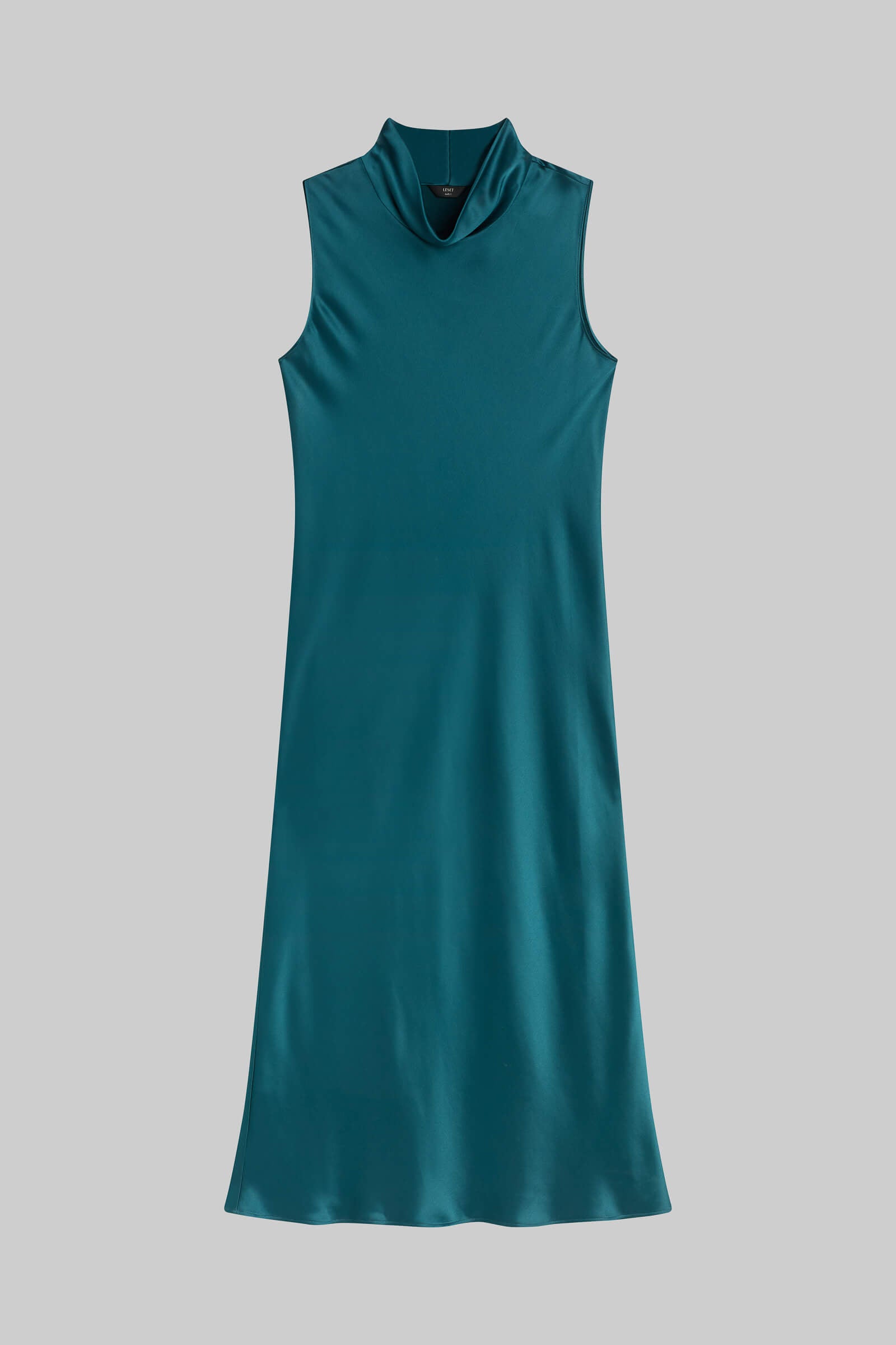 Barb Mock Neck Sleeveless Dress