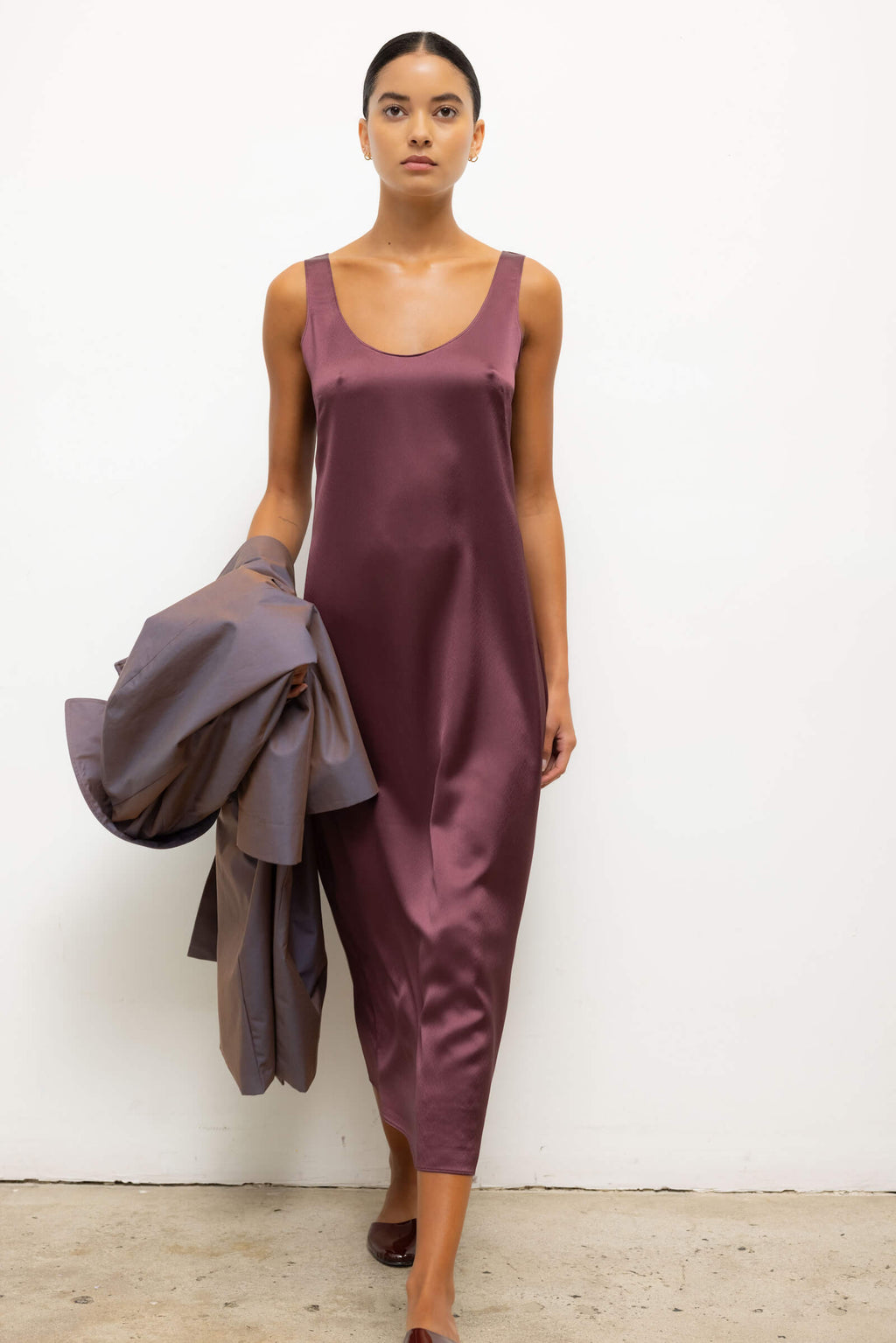Barb Scoop Midi Dress
