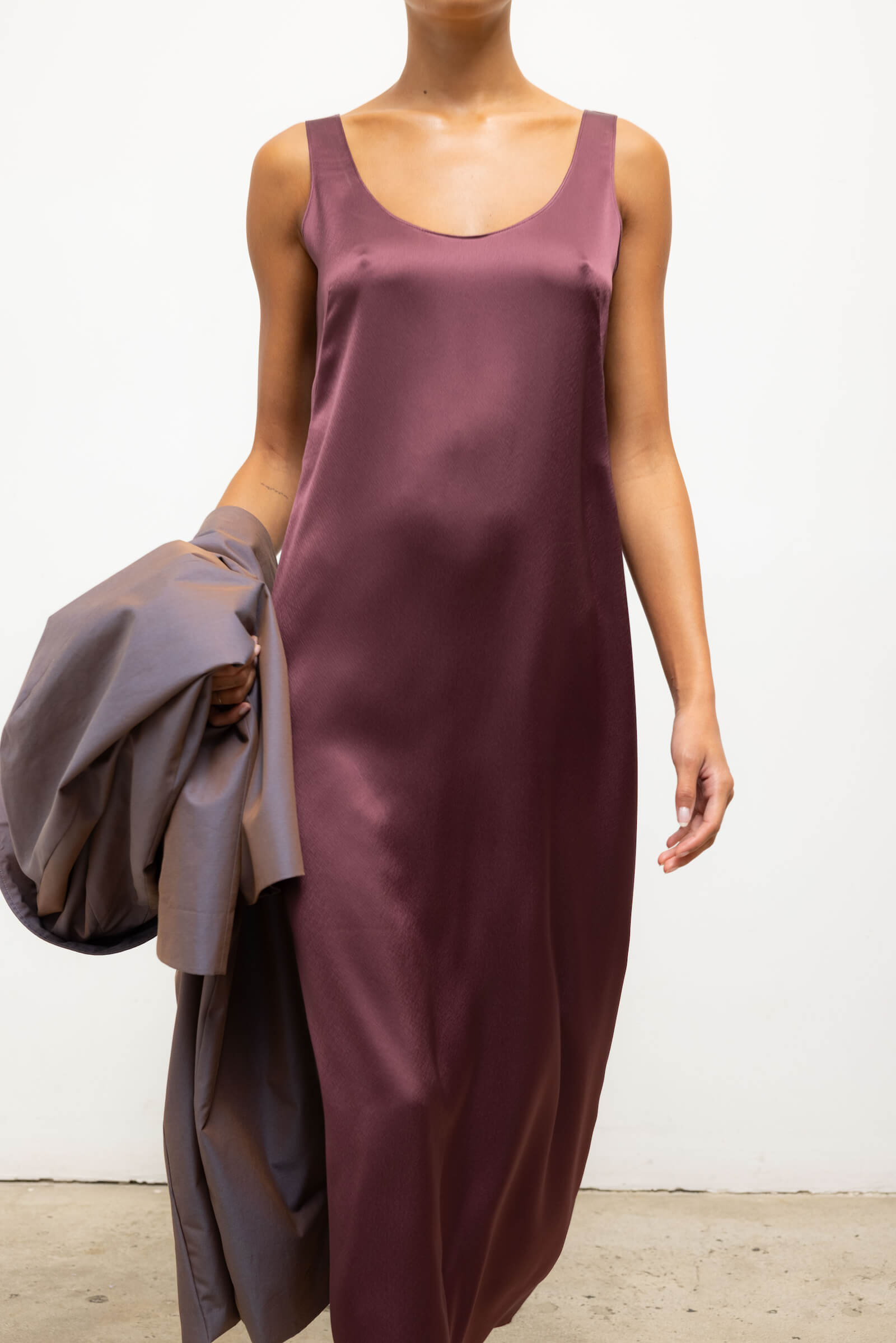 Barb Scoop Midi Dress