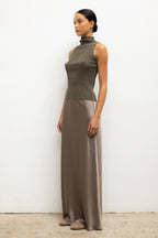 Blake Rib Sleeveless Turtleneck