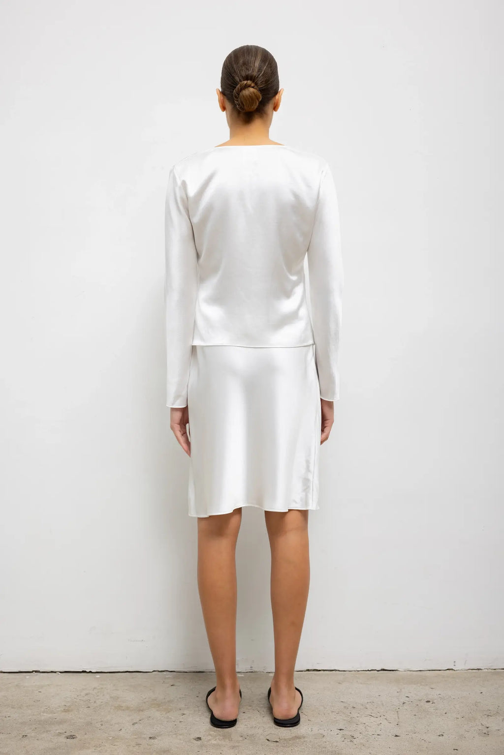 Barb Button Long Sleeve Top