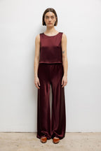 Barb Crop Sleeveless Crew