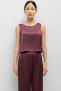 Barb Crop Sleeveless Crew