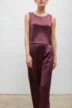 Barb Crop Sleeveless Crew