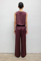 Barb Crop Sleeveless Crew