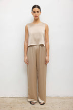 Barb Crop Sleeveless Crew