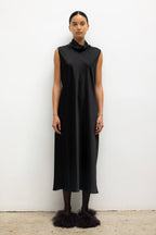 Barb Mock Neck Sleeveless Dress