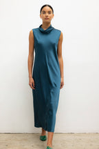 Barb Mock Neck Sleeveless Dress