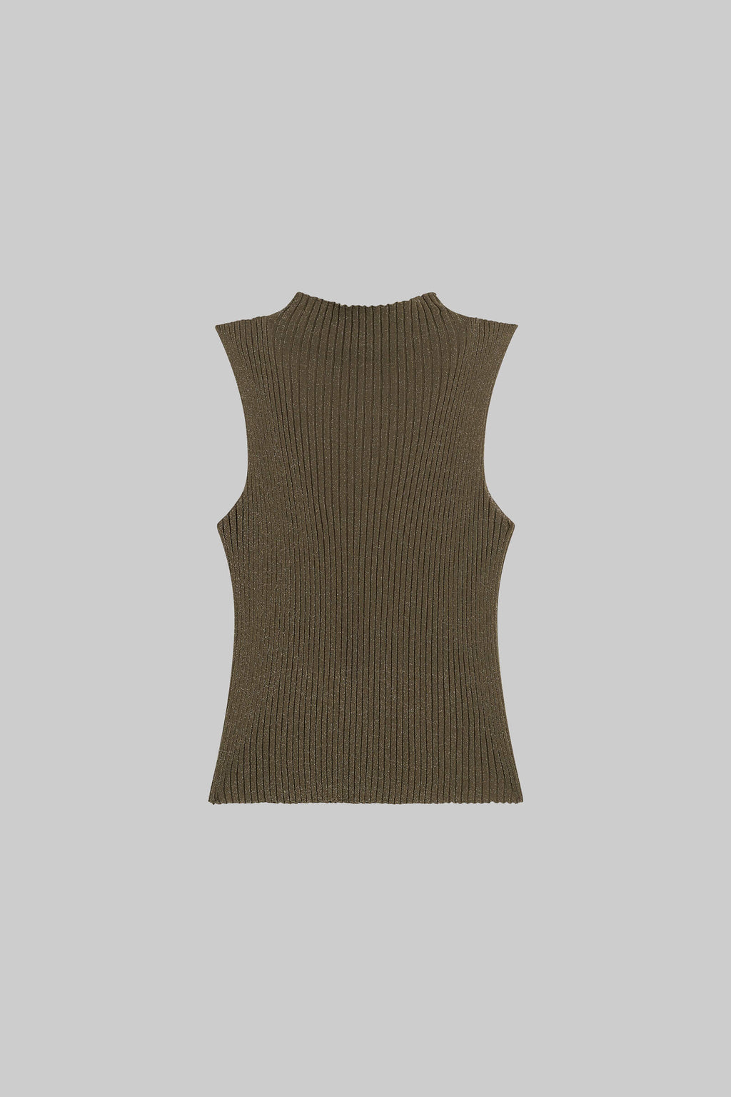 Blake Rib Sleeveless Turtleneck