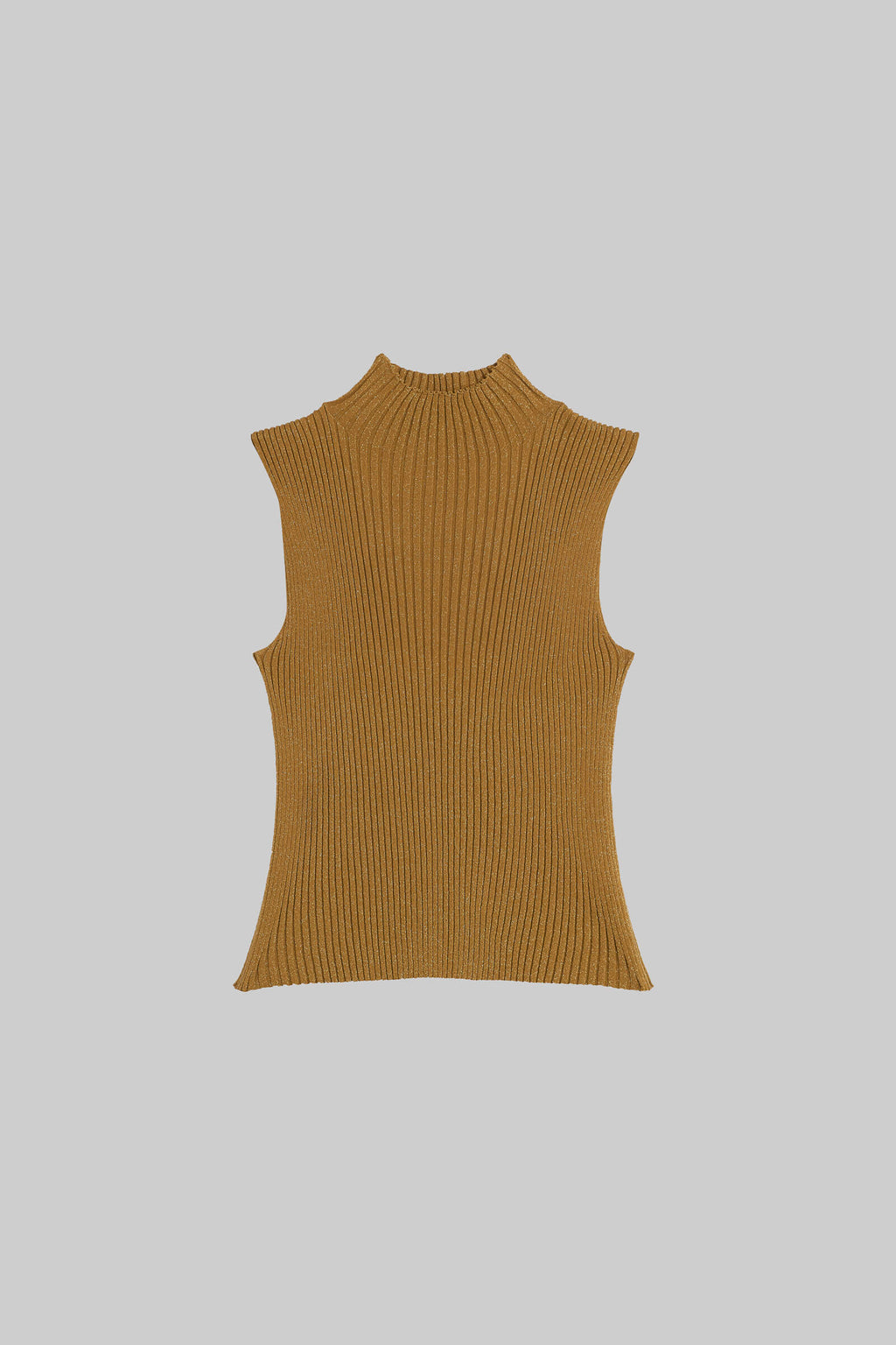 Blake Rib Sleeveless Turtleneck