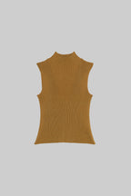 Blake Rib Sleeveless Turtleneck