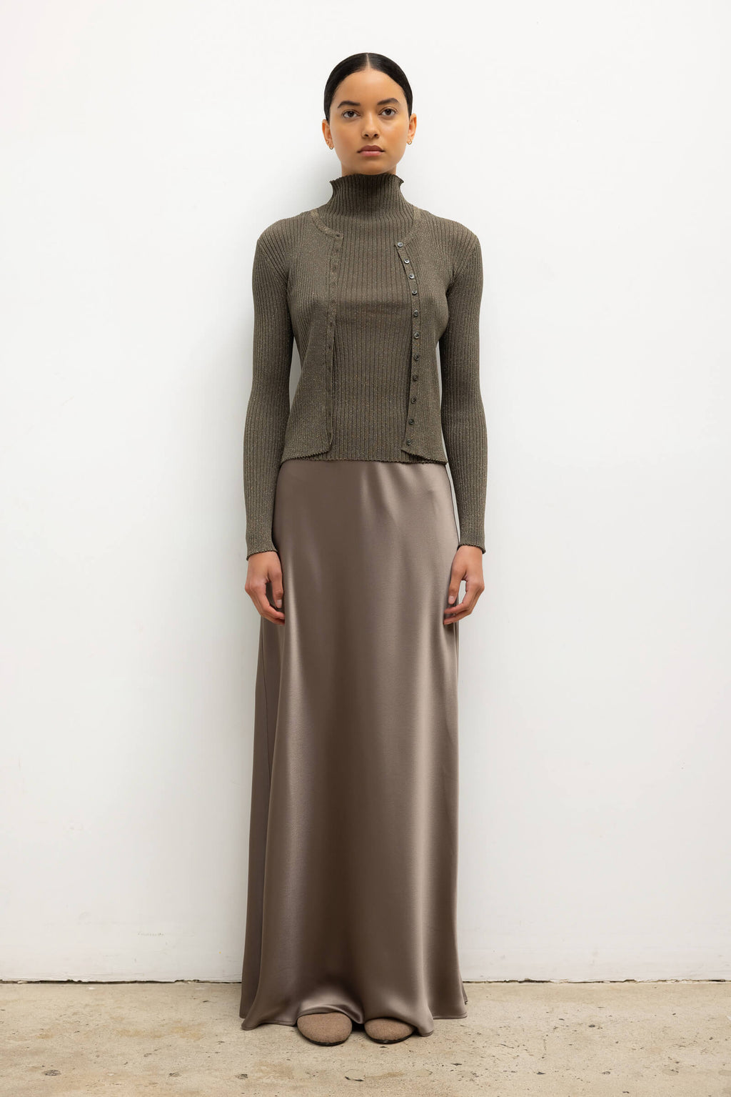 Blake Rib Crew Cardigan