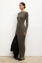 Blake Rib Long Sleeve Maxi