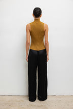 Blake Rib Sleeveless Turtleneck