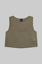 Daniel Crop Sleeveless Crew