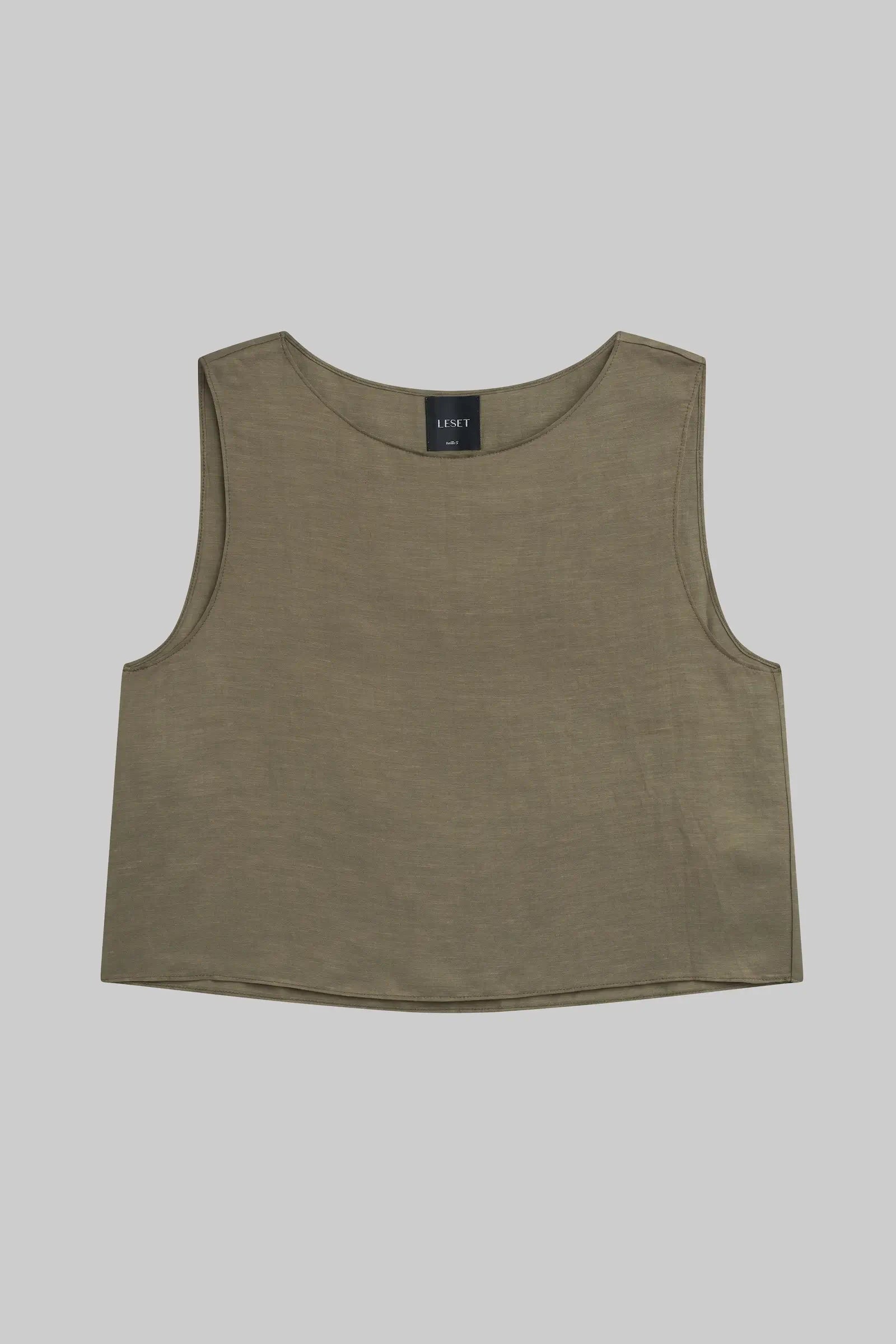 Daniel Crop Sleeveless Crew