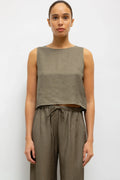 Daniel Crop Sleeveless Crew