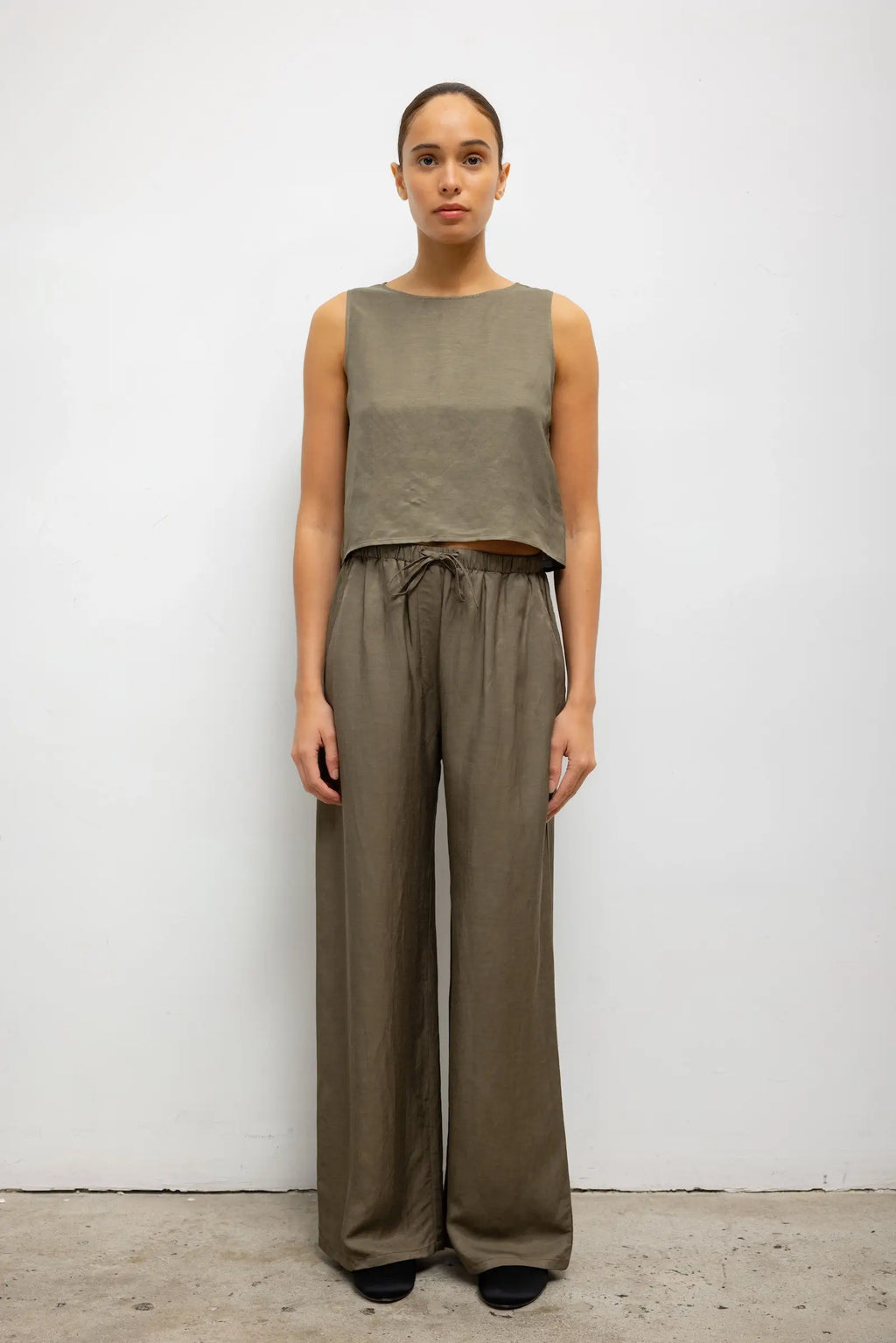 Daniel Crop Sleeveless Crew