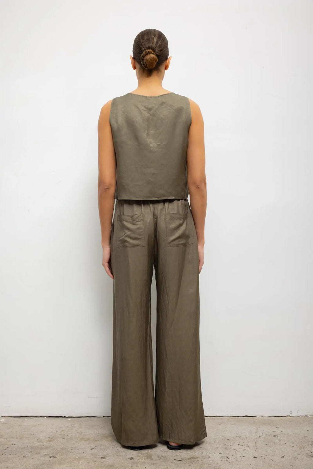 Daniel Crop Sleeveless Crew