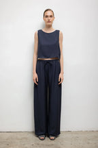 Daniel Crop Sleeveless Crew