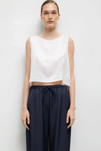 Daniel Crop Sleeveless Crew
