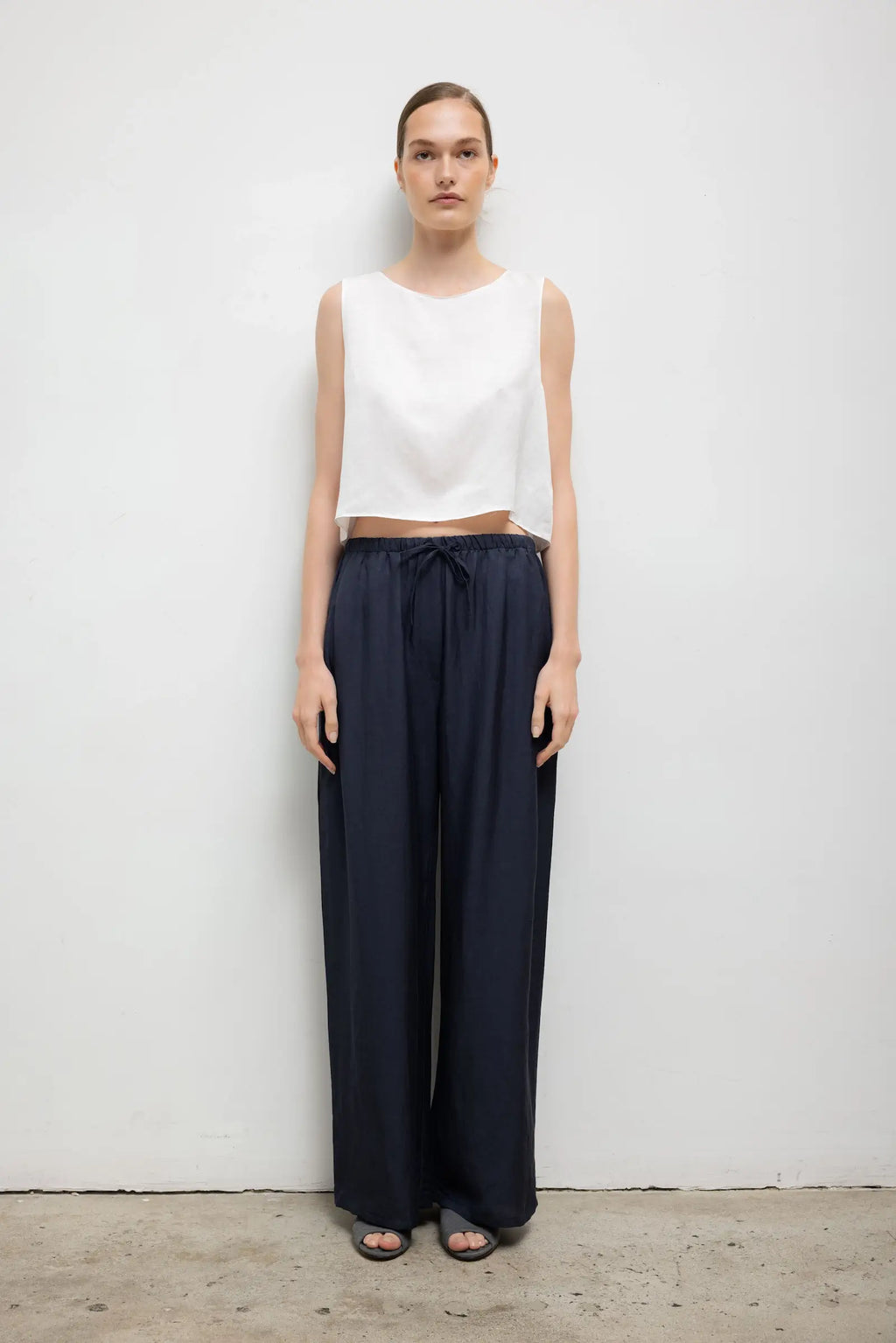 Daniel Crop Sleeveless Crew