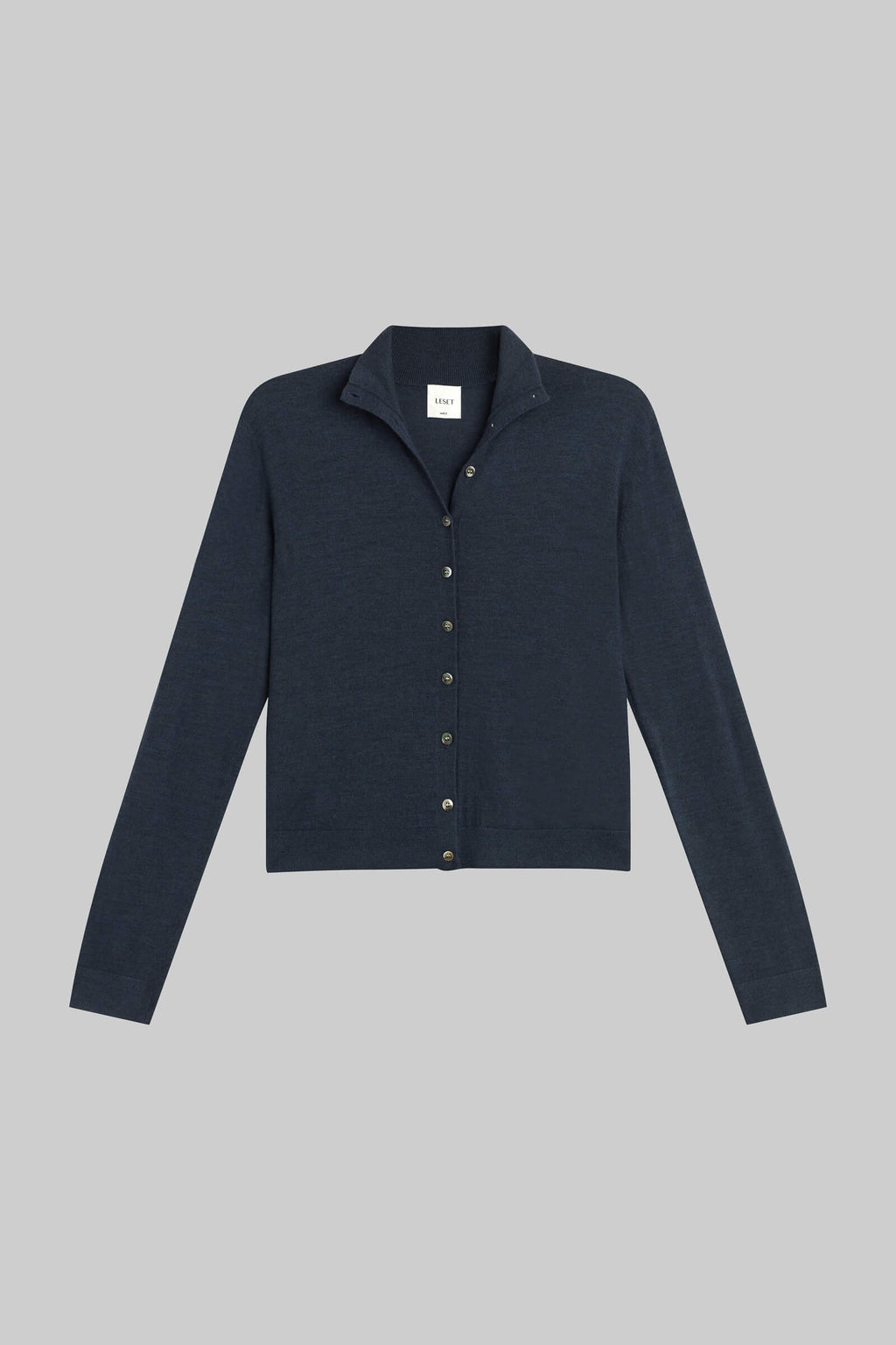 James Mock Neck Cardigan
