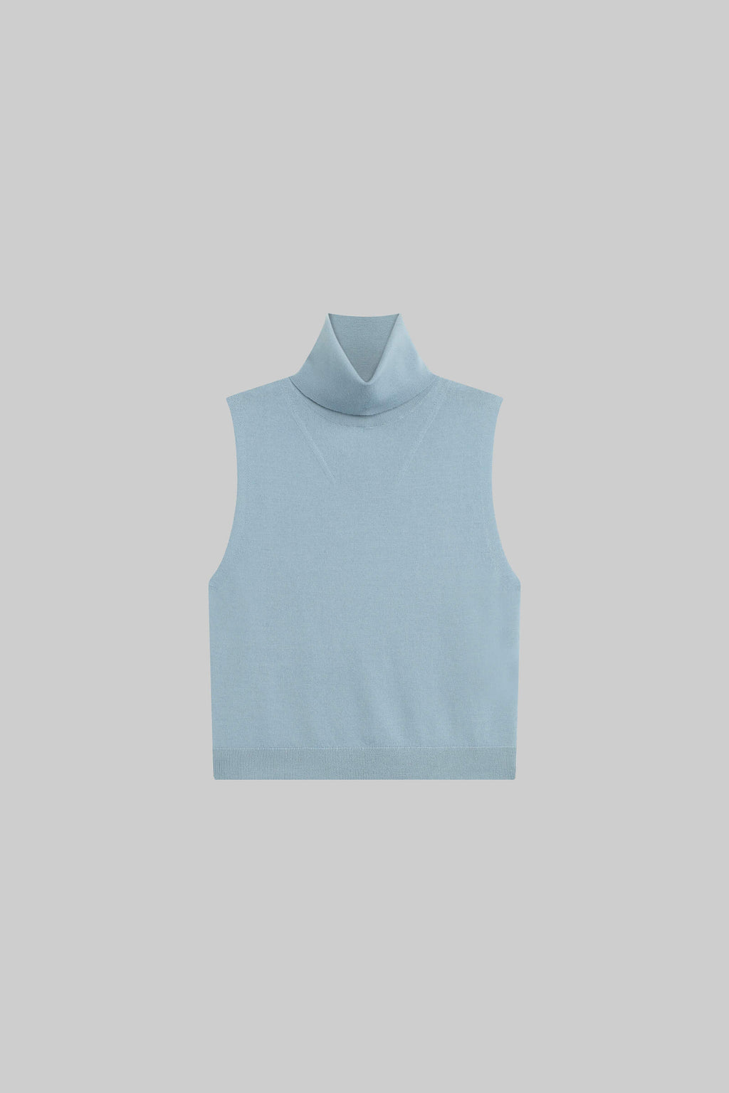 James Sleeveless Turtleneck