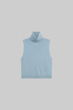 James Sleeveless Turtleneck