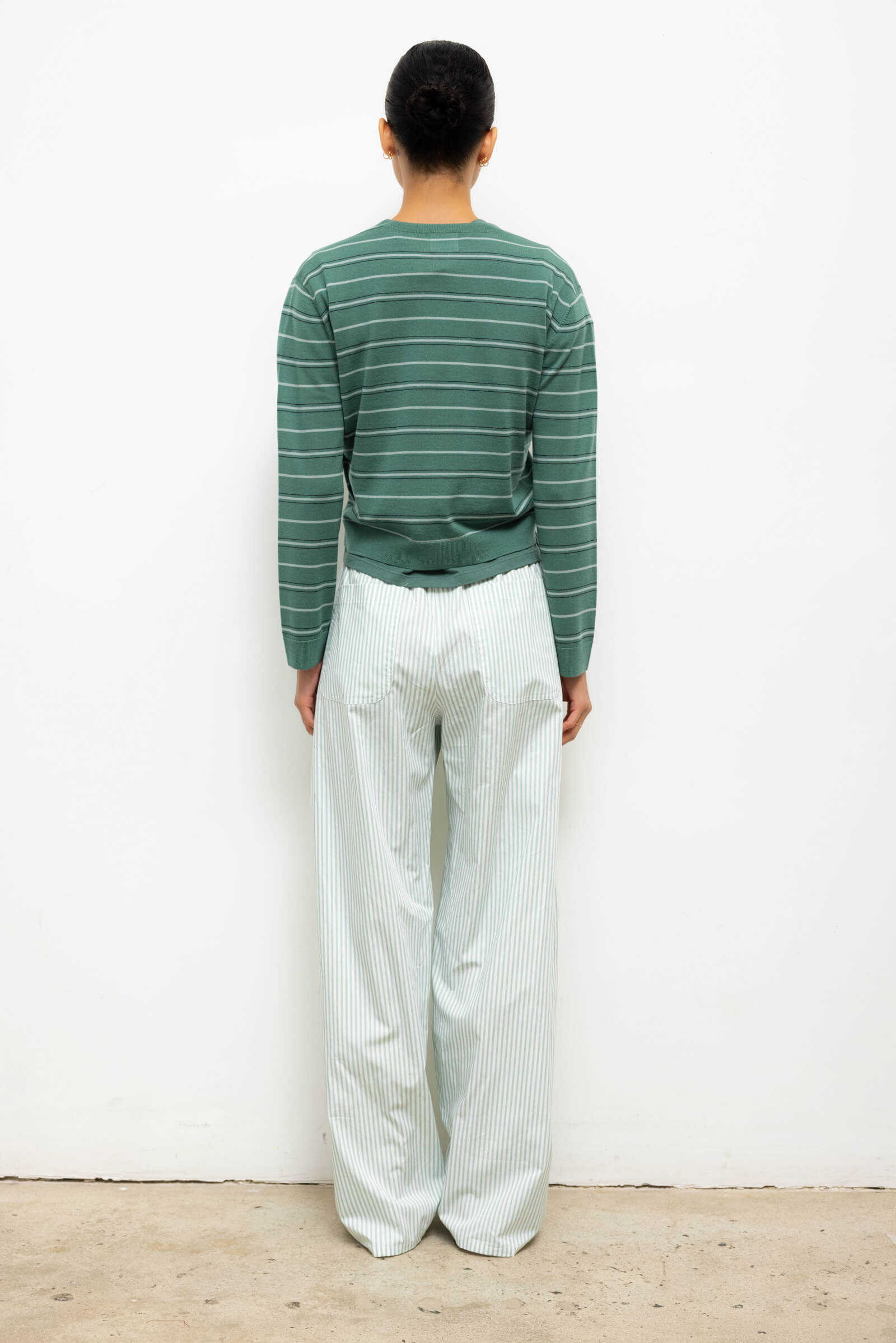 James Stripe Classic Crew
